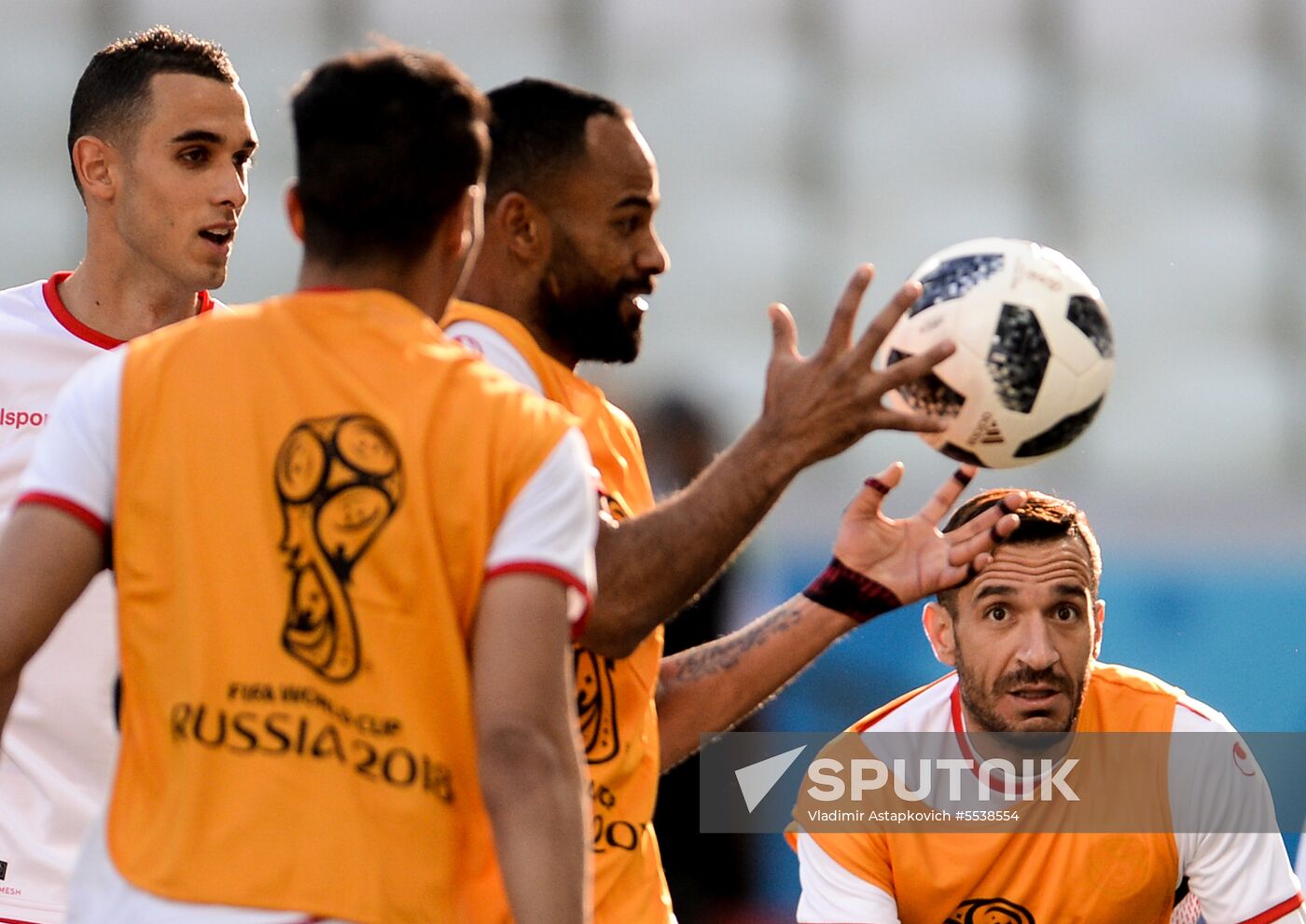 Russia World Cup Tunisia Training