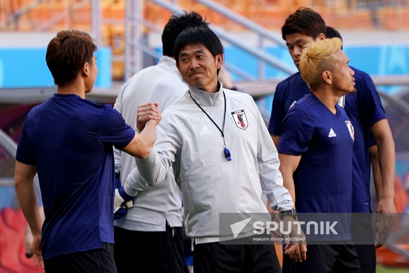 Russia World Cup Japan Training