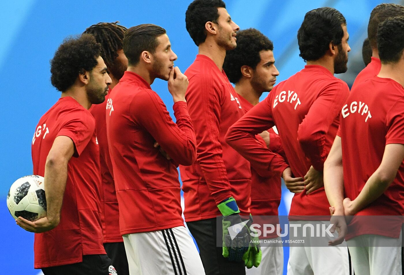 Russia World Cup Egypt Training