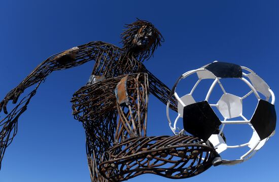 Russia World Cup Sculpture