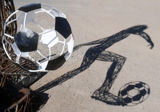 Russia World Cup Sculpture