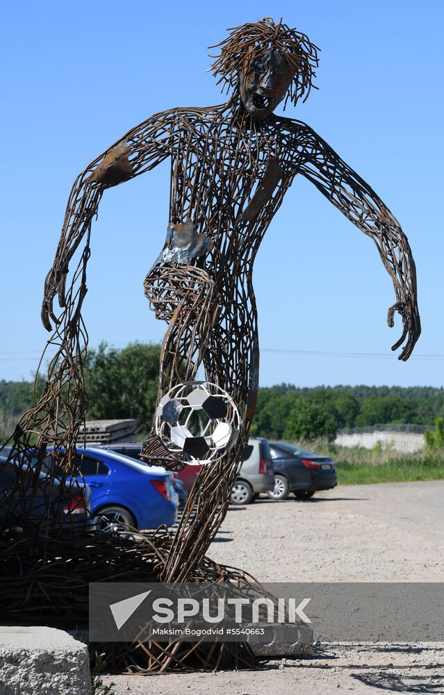 Russia World Cup Sculpture
