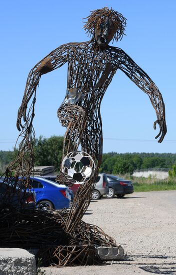 Russia World Cup Sculpture