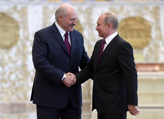 Russian President Vladimir Putin's working visit to Belarus