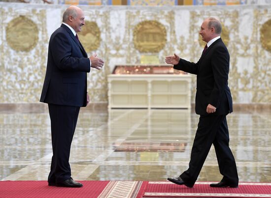Russian President Vladimir Putin's working visit to Belarus