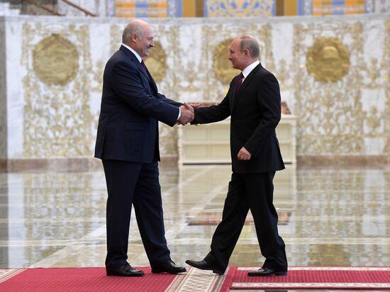 Russian President Vladimir Putin's working visit to Belarus