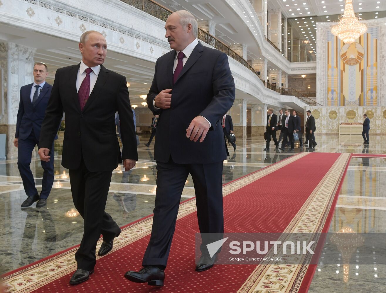Russian President Vladimir Putin's working visit to Belarus