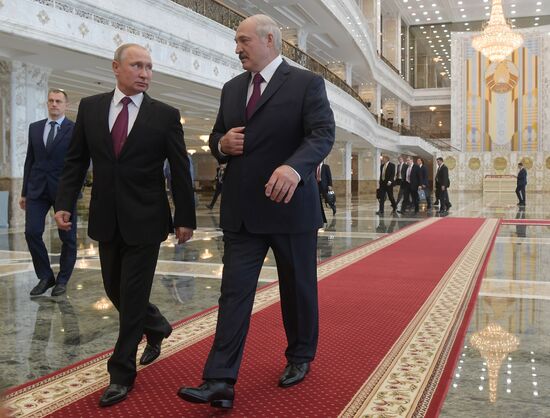 Russian President Vladimir Putin's working visit to Belarus