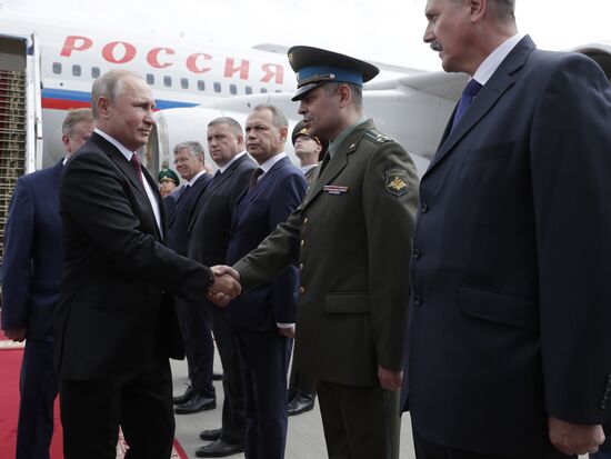 Russian President Vladimir Putin's working visit to Belarus