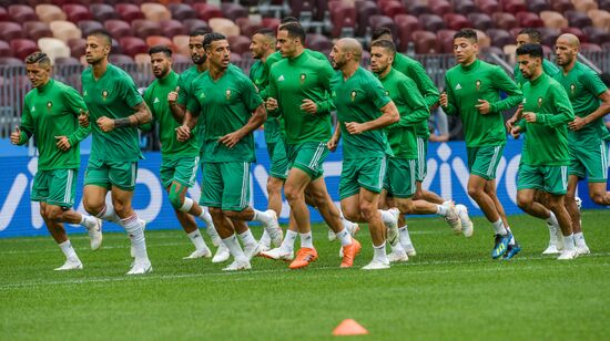 Russia World Cup Morocco Training
