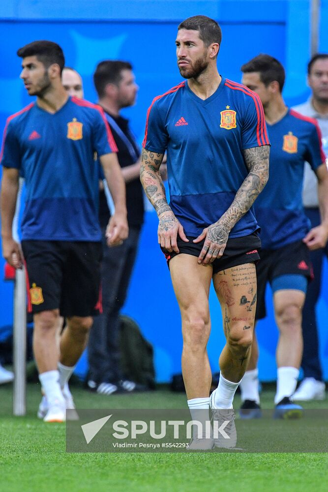 Russia World Cup Spain Training