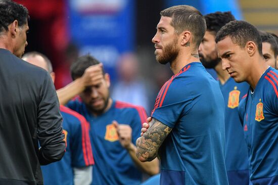 Russia World Cup Spain Training