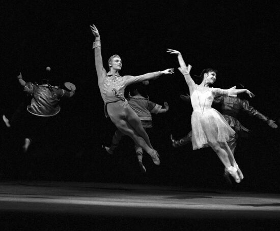 Ballet dancer Yekaterina Maksimova and Vladimir Vasilyev