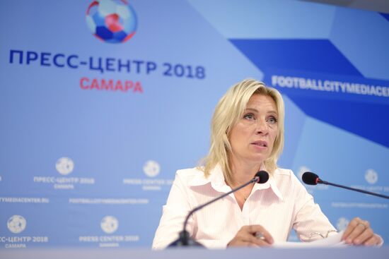 Briefing by Foreign Minister Official Spokesperson Maria Zakharova in Samara