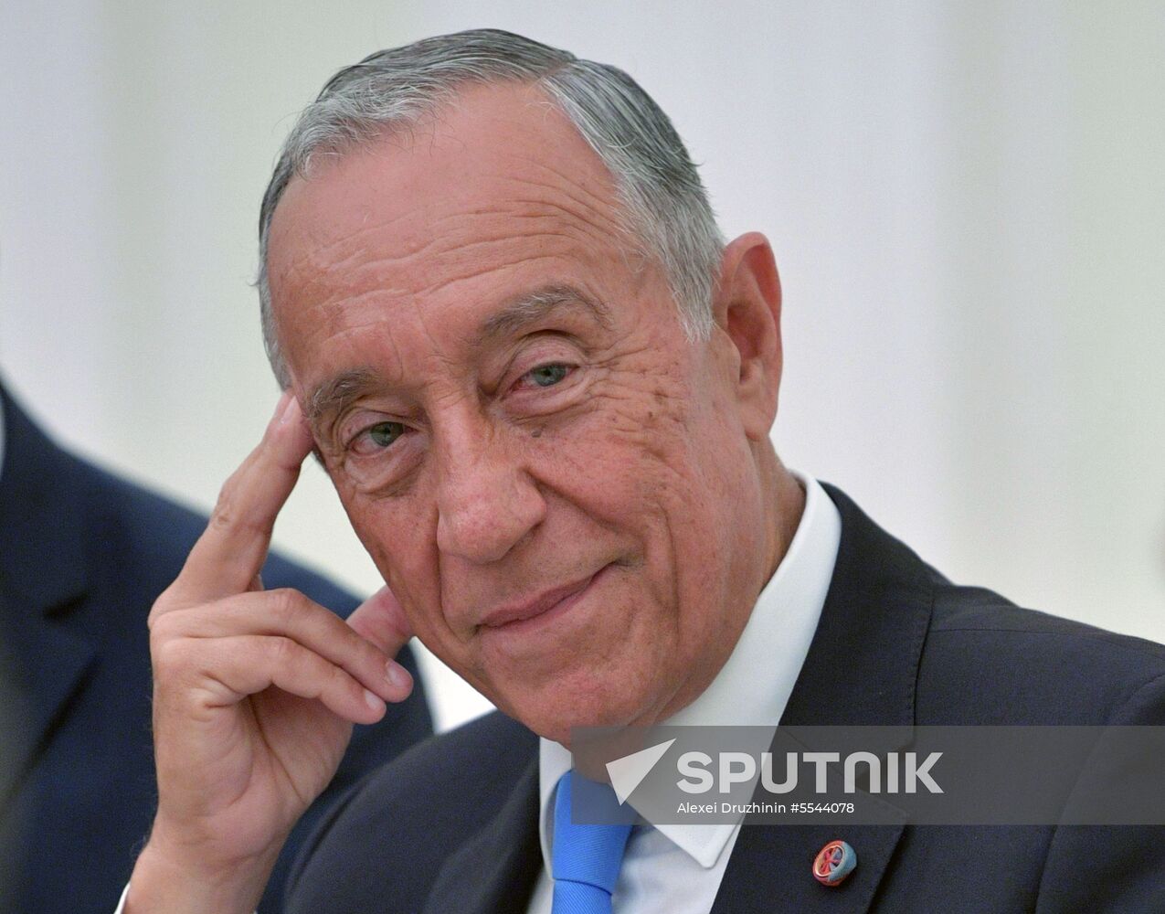 President Vladimir Putin meets with President of Portugal Marcelo Rebelo de Sousa