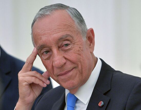 President Vladimir Putin meets with President of Portugal Marcelo Rebelo de Sousa