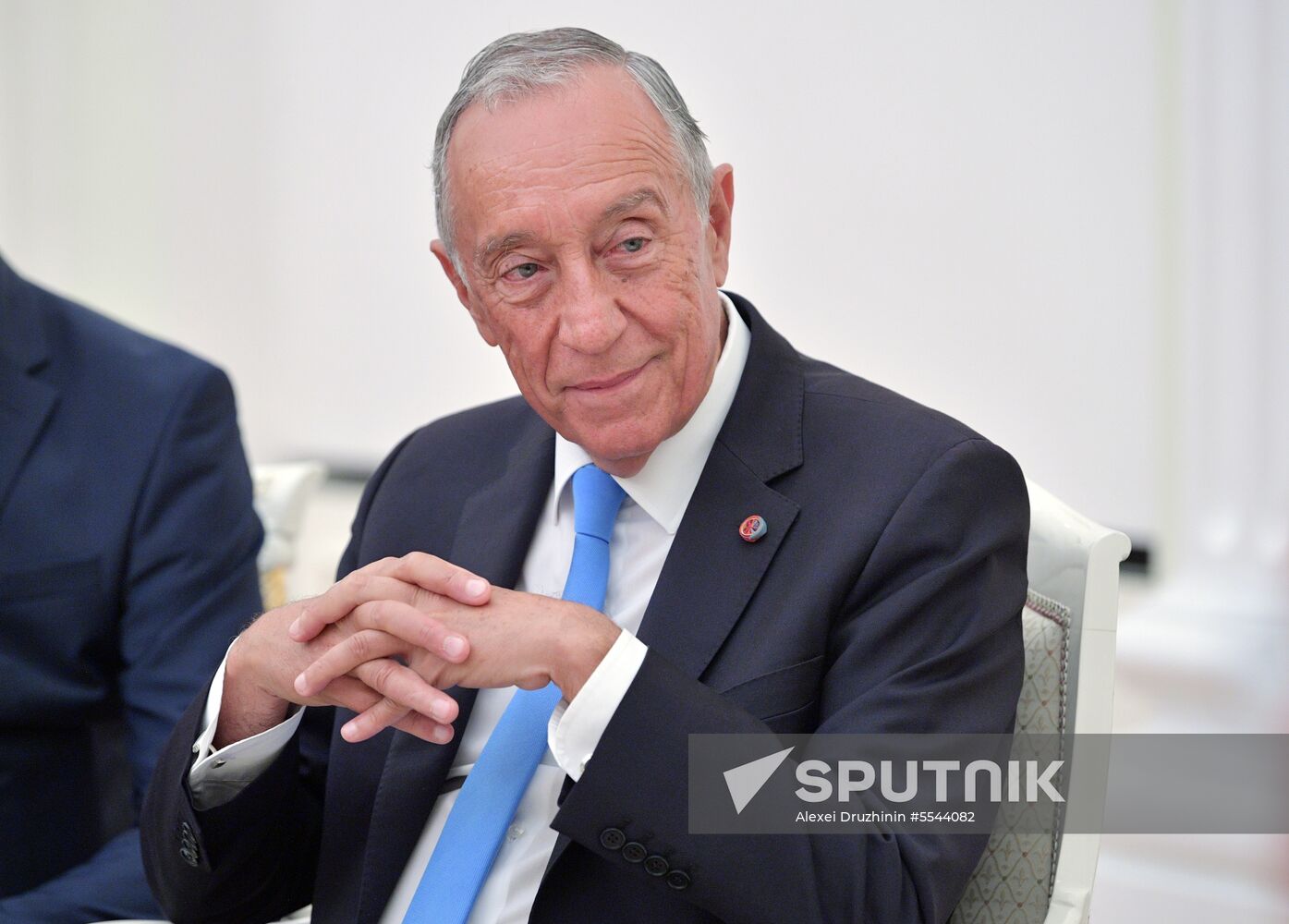 President Vladimir Putin meets with President of Portugal Marcelo Rebelo de Sousa