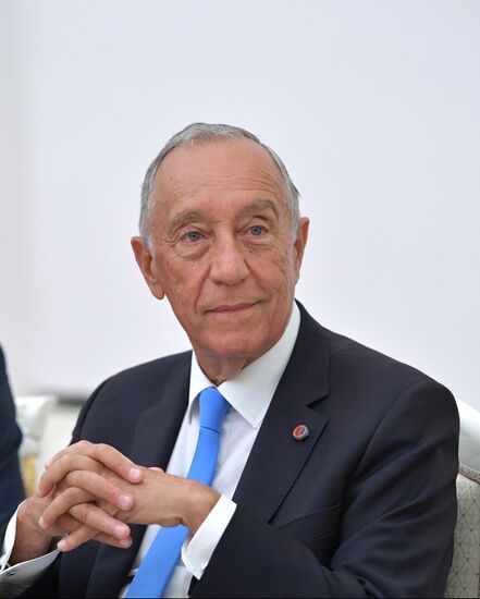 President Vladimir Putin meets with President of Portugal Marcelo Rebelo de Sousa