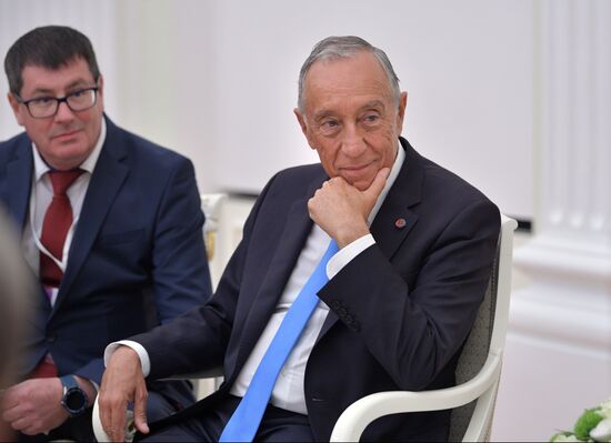 President Vladimir Putin meets with President of Portugal Marcelo Rebelo de Sousa