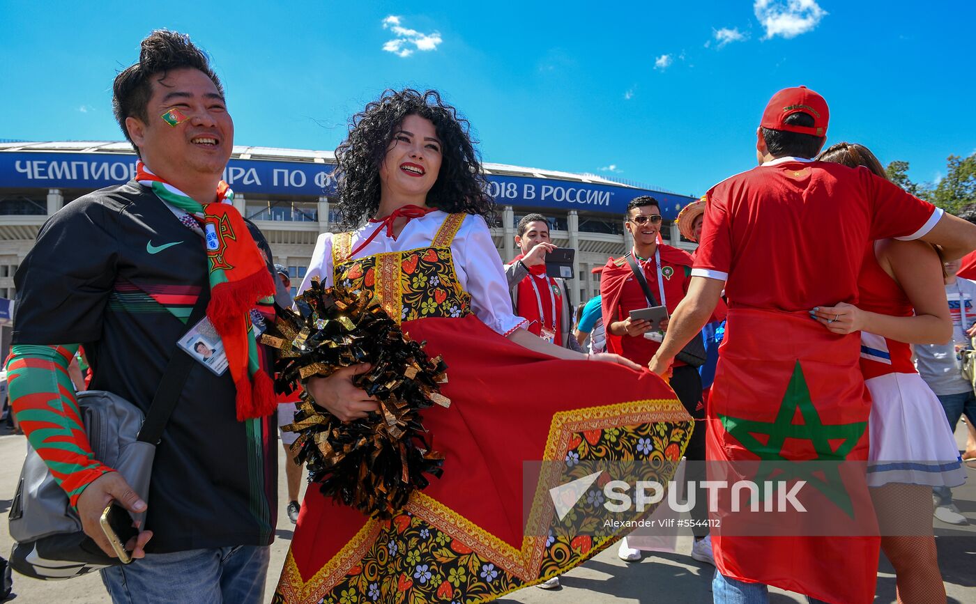 Russia World Cup Portugal - Morocco