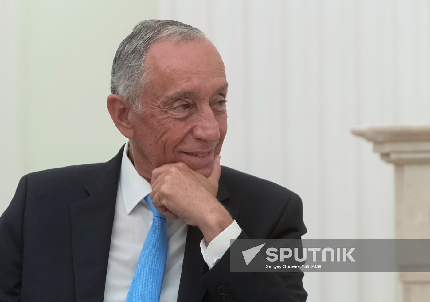President Vladimir Putin meets with President of Portugal Marcelo Rebelo de Sousa