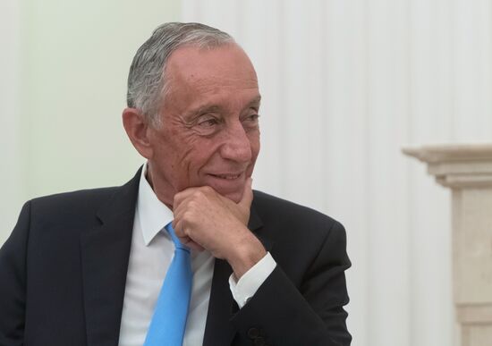 President Vladimir Putin meets with President of Portugal Marcelo Rebelo de Sousa
