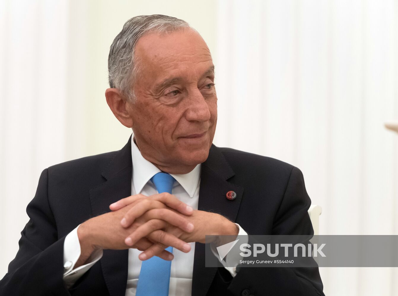 President Vladimir Putin meets with President of Portugal Marcelo Rebelo de Sousa