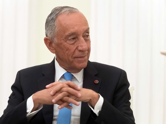 President Vladimir Putin meets with President of Portugal Marcelo Rebelo de Sousa