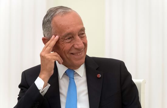 President Vladimir Putin meets with President of Portugal Marcelo Rebelo de Sousa