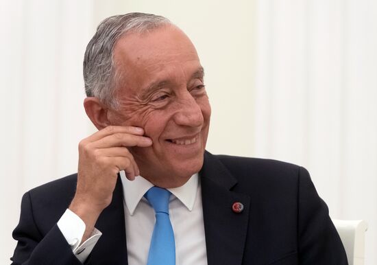 President Vladimir Putin meets with President of Portugal Marcelo Rebelo de Sousa