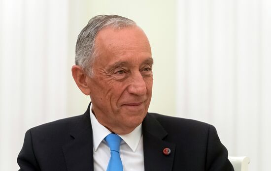 President Vladimir Putin meets with President of Portugal Marcelo Rebelo de Sousa