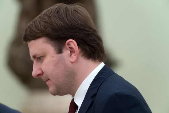 President Vladimir Putin meets with President of Portugal Marcelo Rebelo de Sousa