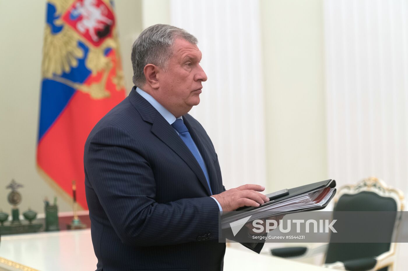 President Vladimir Putin meets with President of Portugal Marcelo Rebelo de Sousa