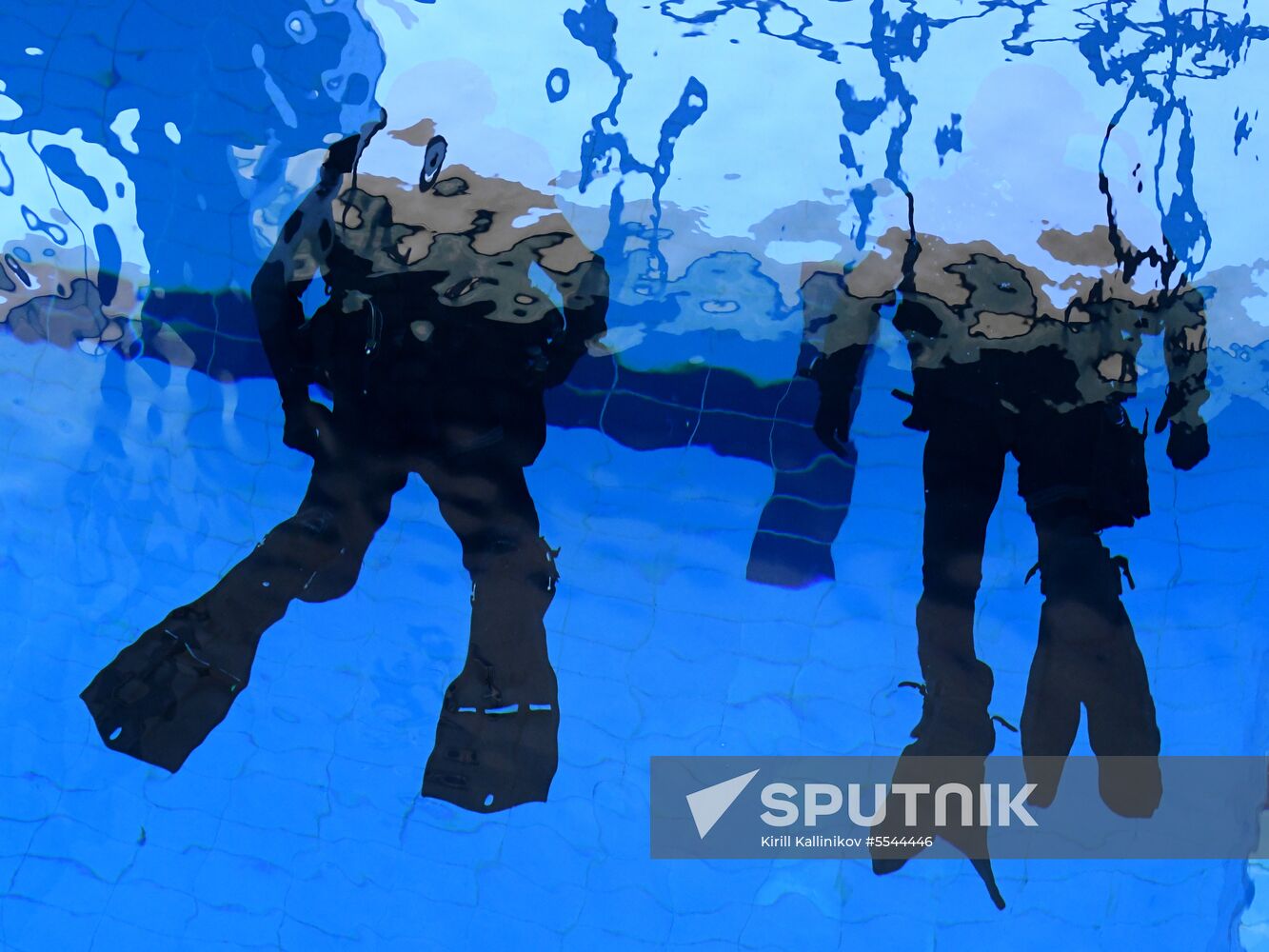 Combat swimmers train at Federal Security Service Special Task Force Center