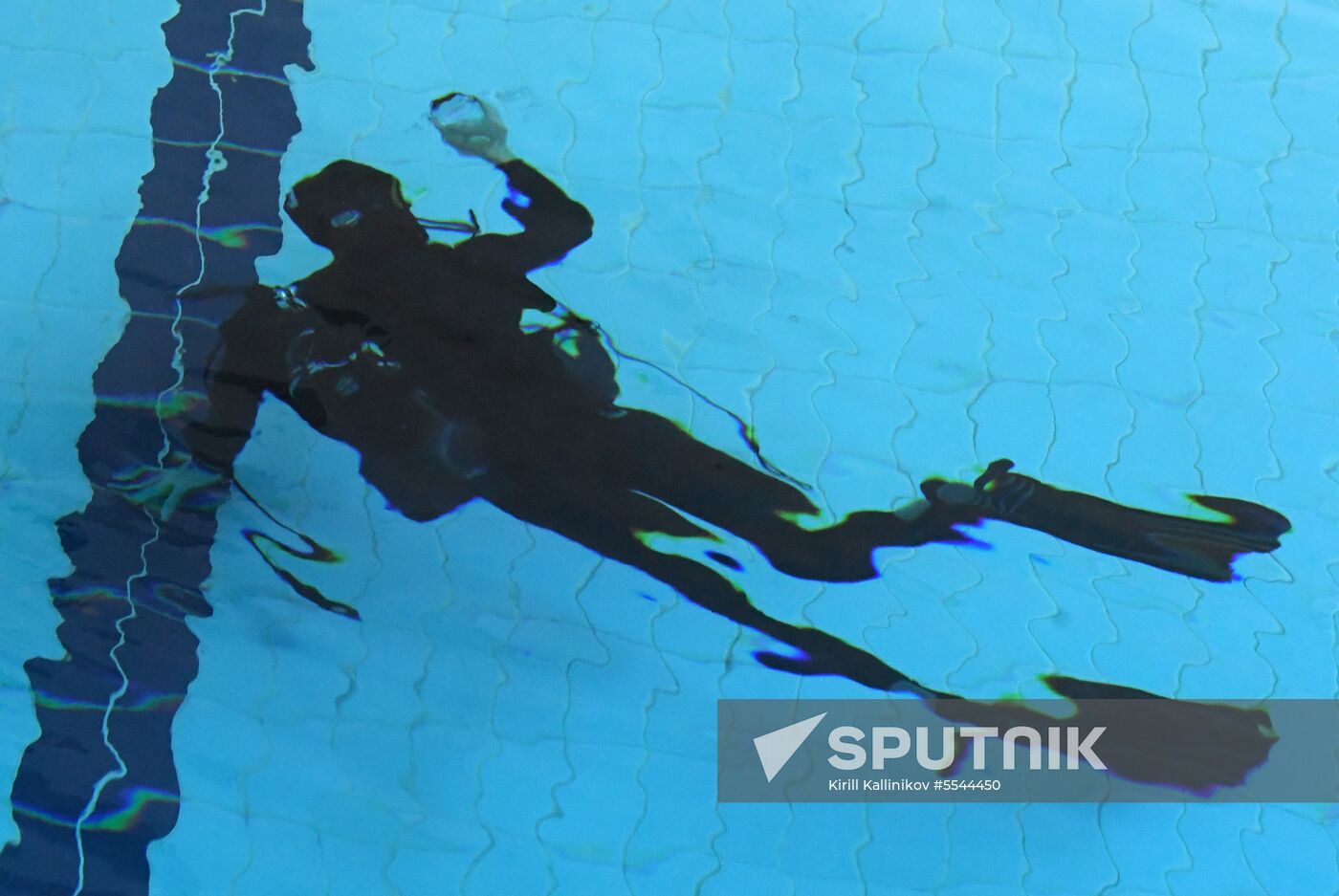 Combat swimmers train at Federal Security Service Special Task Force Center