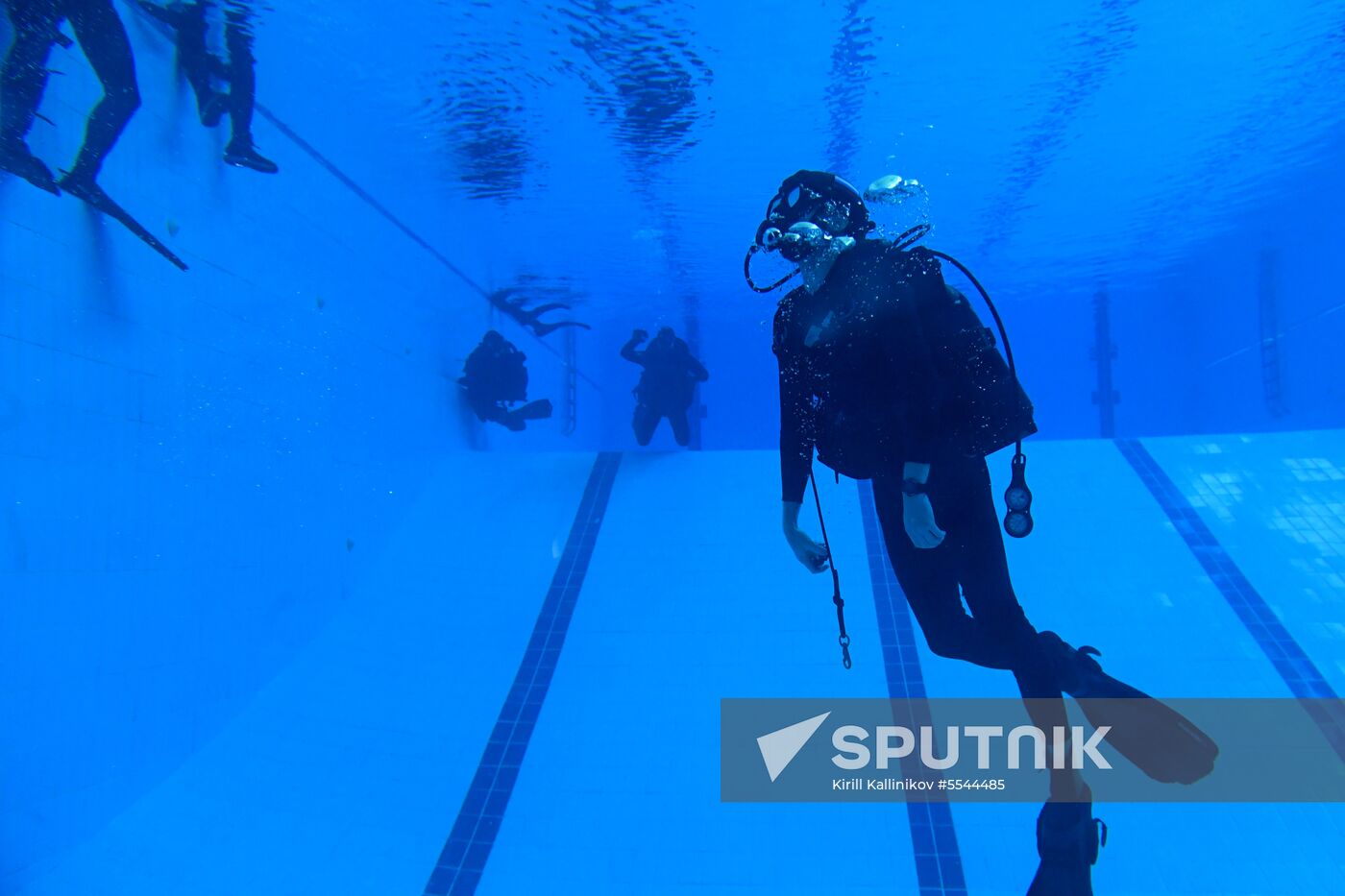 Combat swimmers train at Federal Security Service Special Task Force Center