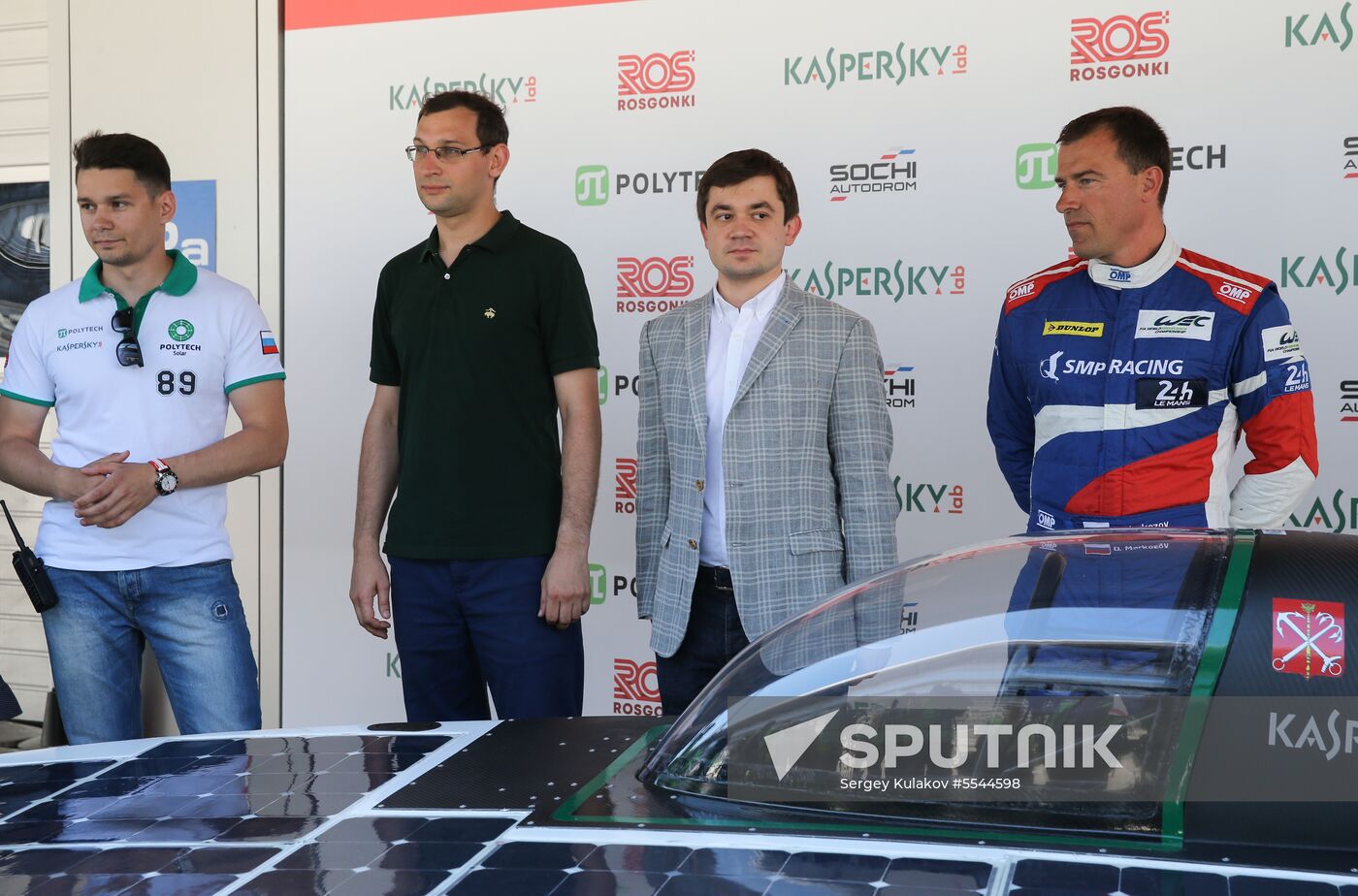 Testing of Russia's first sunmobile
