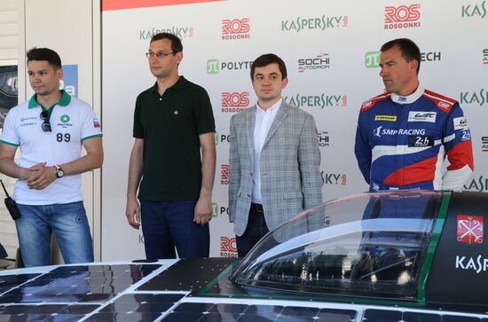 Testing of Russia's first sunmobile