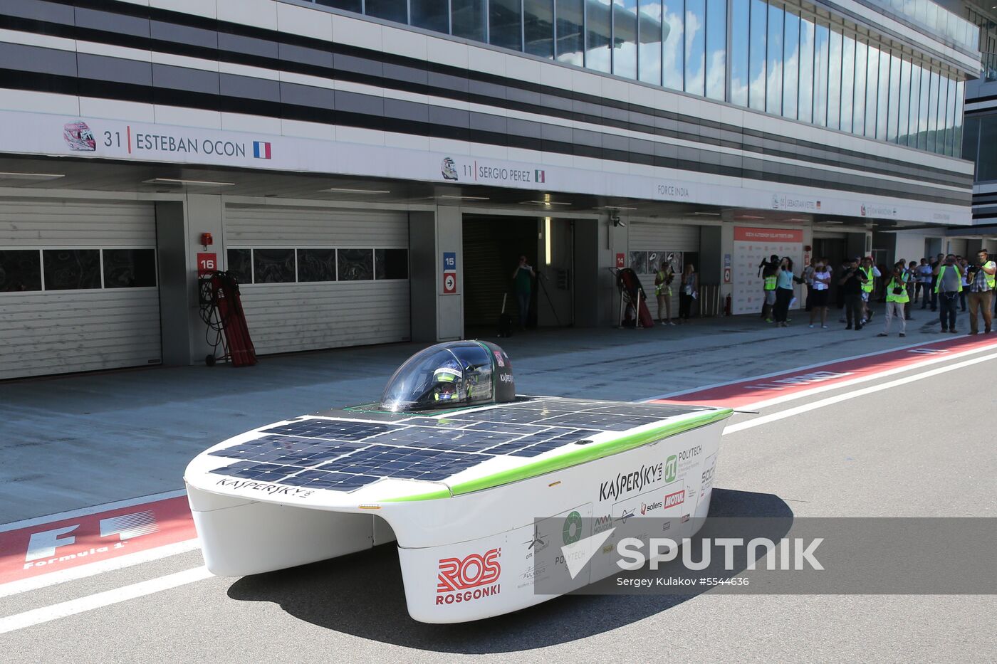 Testing of Russia's first sunmobile