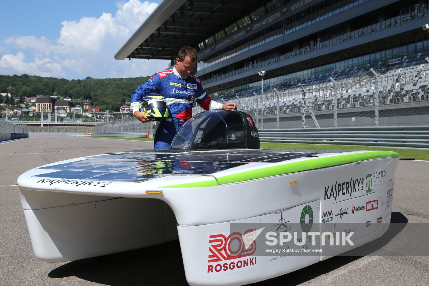 Testing of Russia's first sunmobile