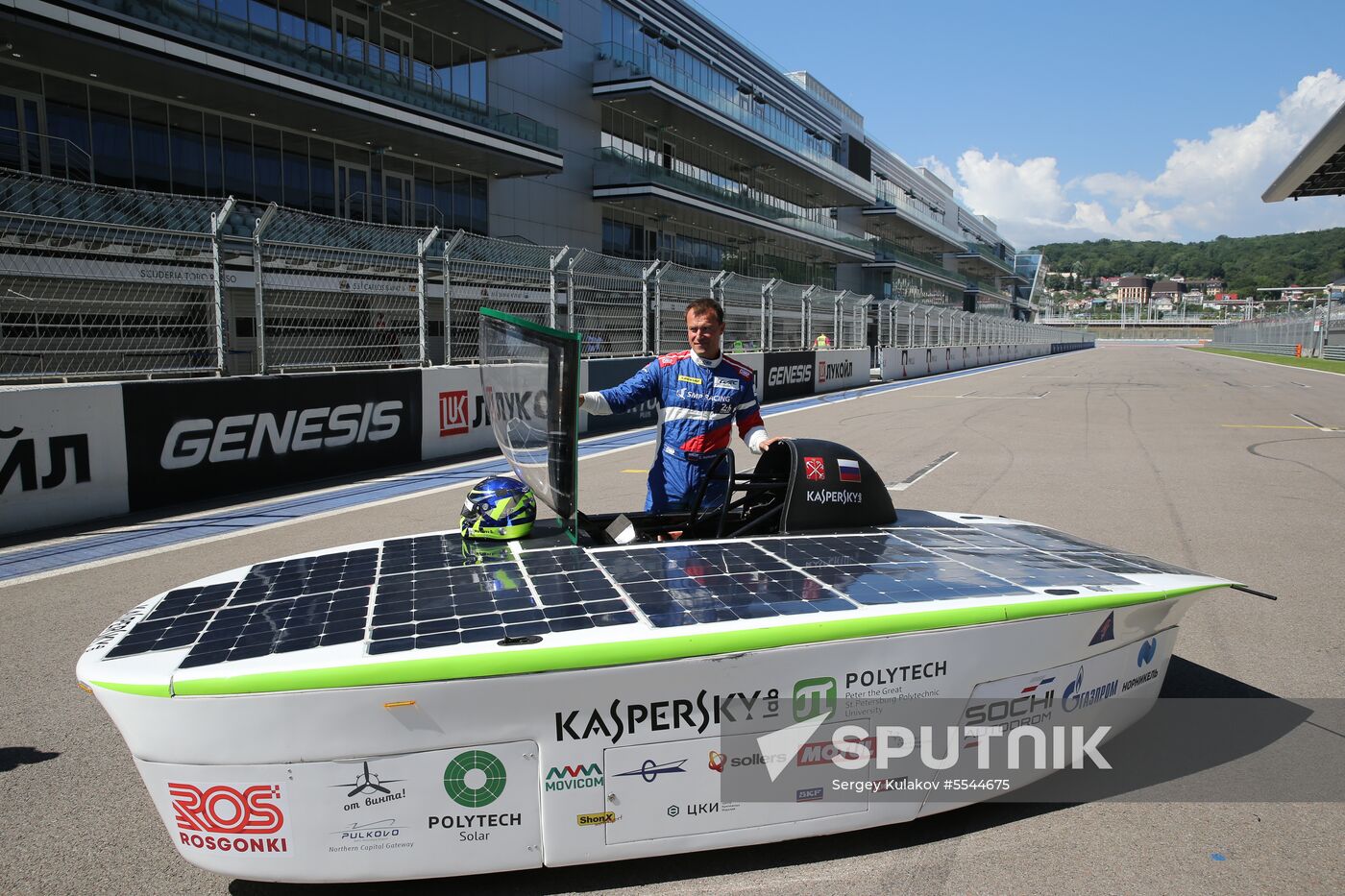 Testing of Russia's first sunmobile