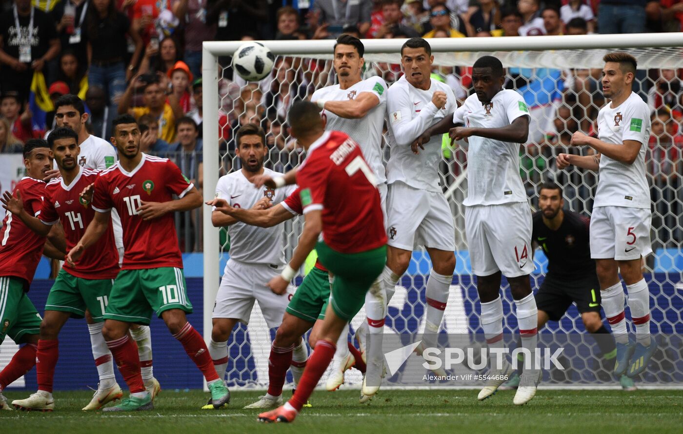 Russia World Cup Portugal - Morocco