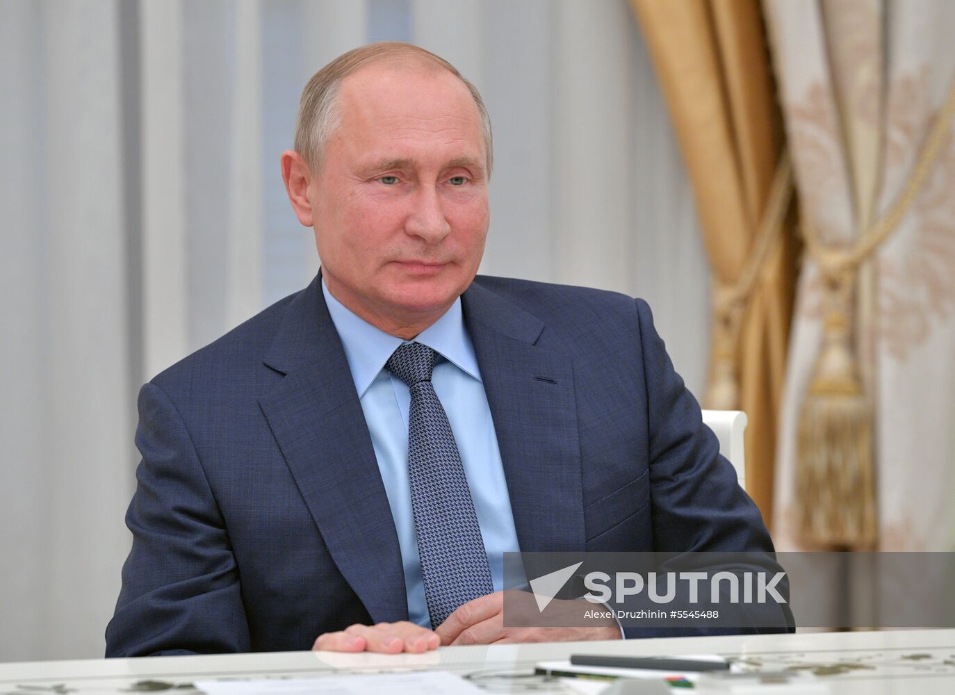 President Vladimir Putin meets with UN Secretary-General Antonio Guterres