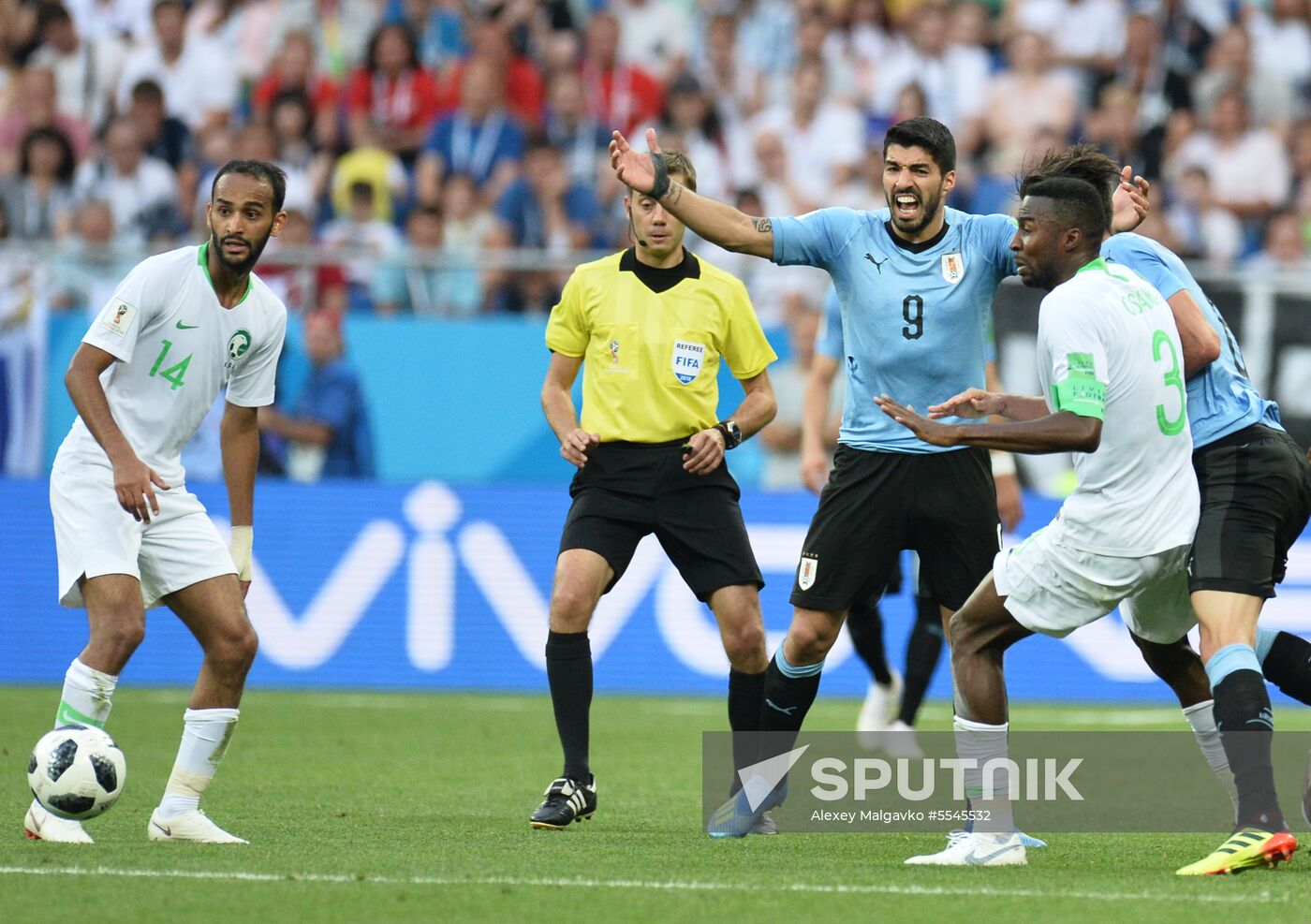 Russia World Cup Uruguay - Saudi Arabia