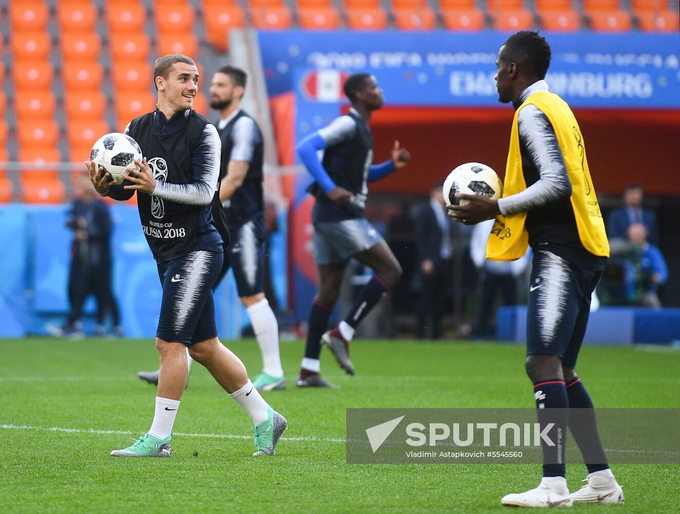 Russia World Cup France Training