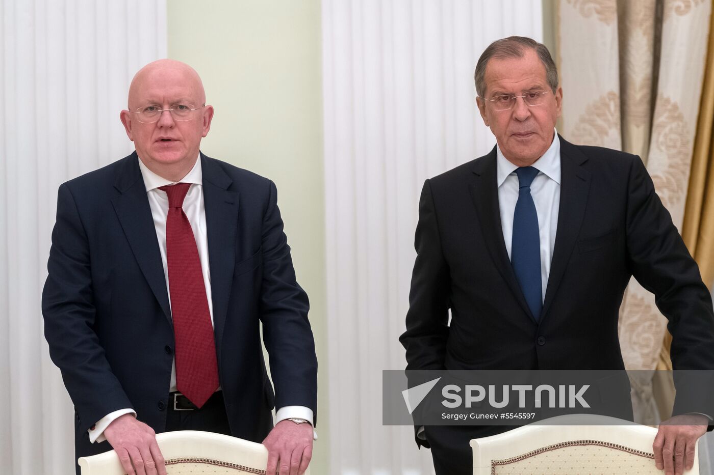 President Vladimir Putin meets with UN Secretary-General Antonio Guterres