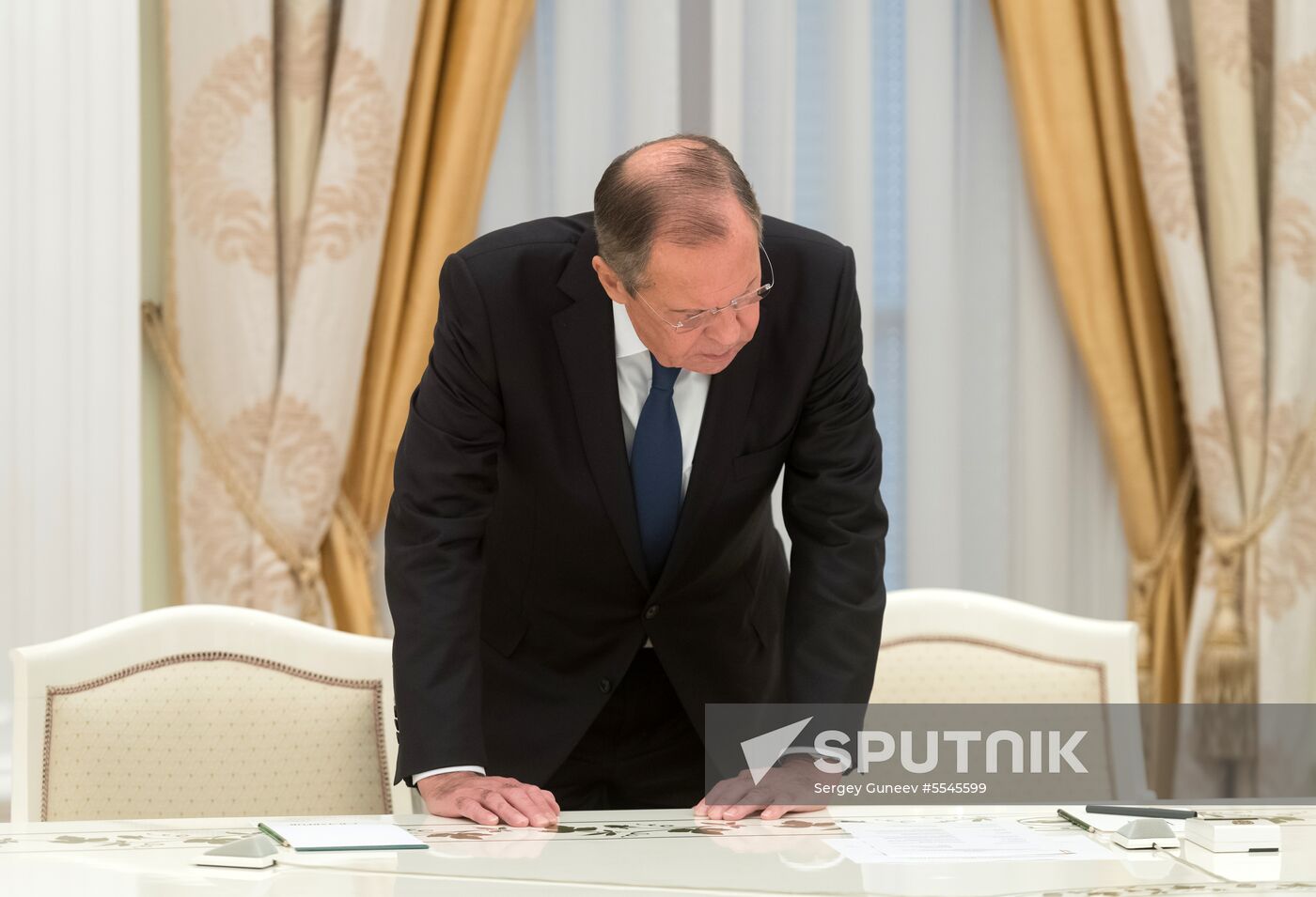 President Vladimir Putin meets with UN Secretary-General Antonio Guterres