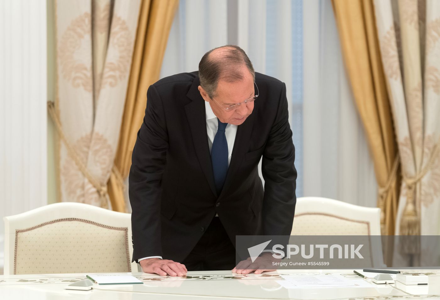President Vladimir Putin meets with UN Secretary-General Antonio Guterres