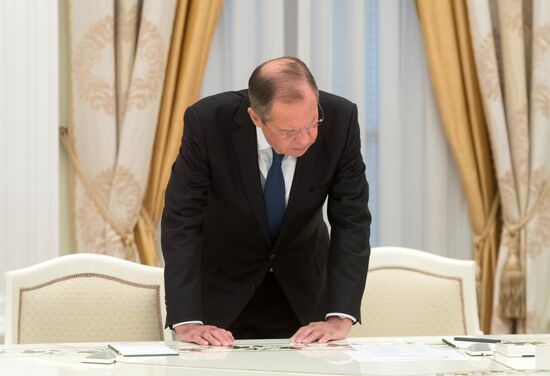 President Vladimir Putin meets with UN Secretary-General Antonio Guterres