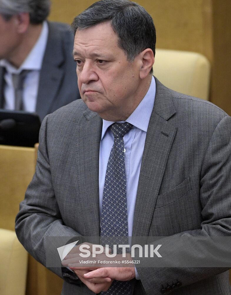 State Duma plenary meeting